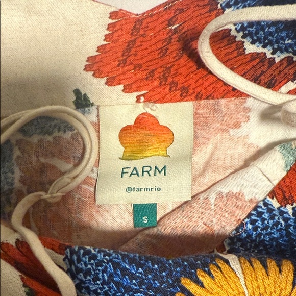 FARM Rio Pineapple Floral Print Spaghetti Strap Dress - Picture 4 of 5